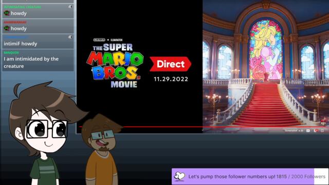 Reacting to the new Mario movie trailer direct! _ PNGtuber _ Vtuber - 15of20