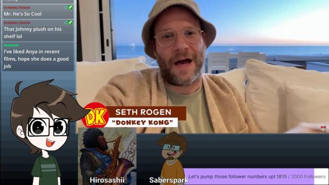 Reacting to the new Mario movie trailer direct! _ PNGtuber _ Vtuber - 16of20