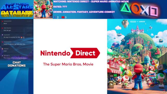 Official-PSASD's Livestream - Nintendo Direct_ Super Mario Movie Teaser Trailer REACTION - 4of8