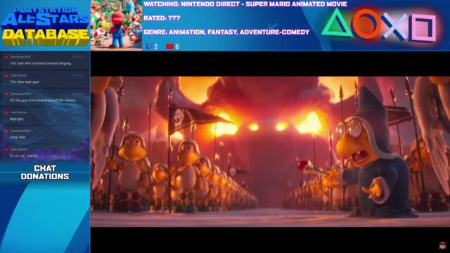 Official-PSASD's Livestream - Nintendo Direct_ Super Mario Movie Teaser Trailer REACTION - 7of8