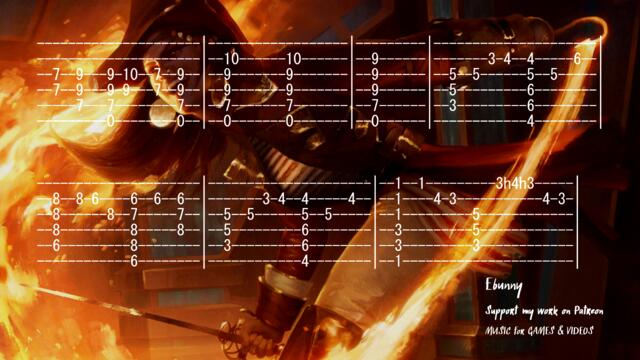 Pirate Music - Seafights [Full Acoustic Guitar Tab by Ebunny] Fingerstyle How to Play