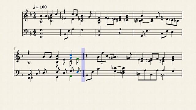 Ode To Joy – Ludwig van Beethoven - Piano Solo Jazzy arr. (Noten, sheet music, partition)
