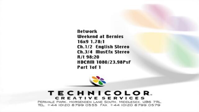 Уикендa на Барни Weekend at Bernie's  (1989) Бг Аудио Част 1