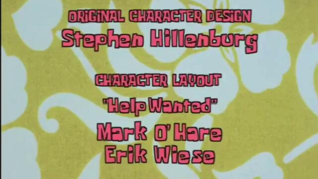 SpongeBob SquarePants - End Credit (English) (S1 - S8) HQ
