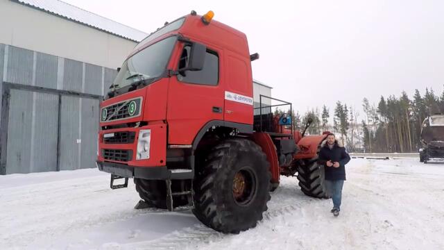 Жесть! Кировец с кабиной VOLVO!