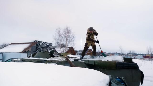 СОВЕТСКИЙ БТР-80М НА ЯМЗ