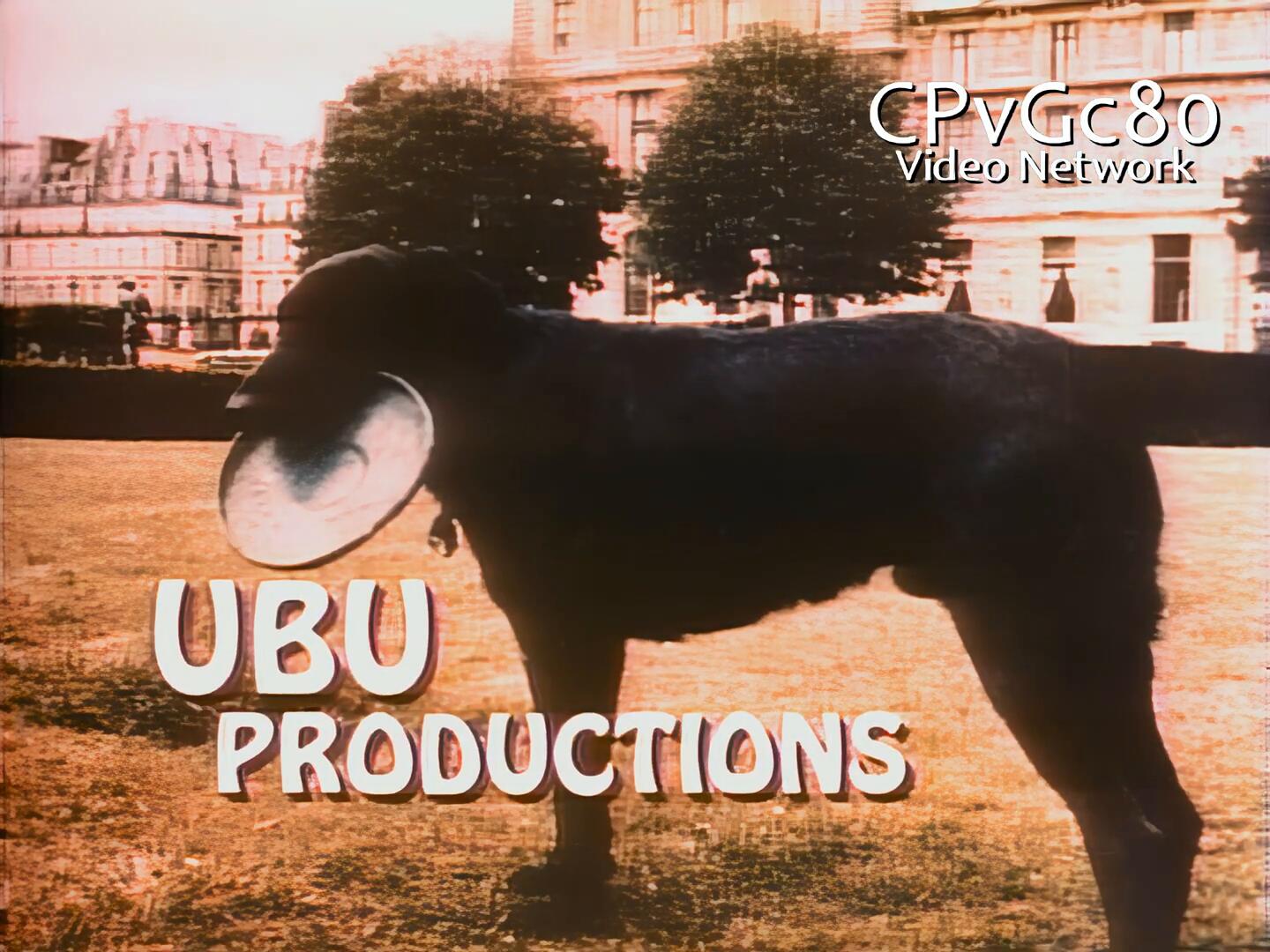 1 good dog. Ubu Productions logo. Ubu Productions/Paramount Television 1989. Ubu the Dog. Sit Ubu sit good Dog.