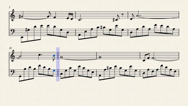 Fly me to the Moon - Jazz Standard (easy piano solo arr. sheet music) Bart Howard