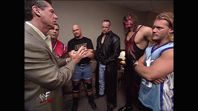 Mr. McMahon addresses Team WWF