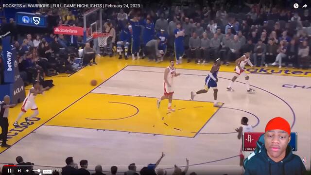 Golden State Warriors vs Houston Rockets Full Game Highlights Reaction