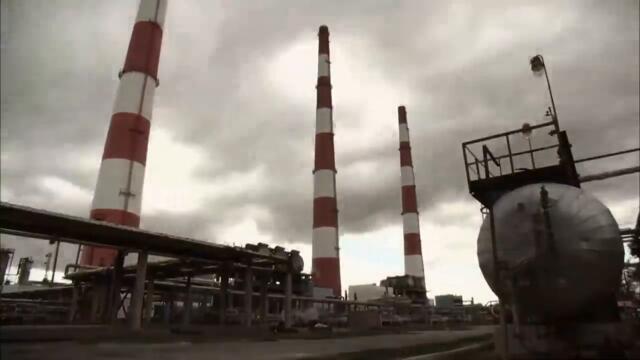 Как перевозят газ по морю. Огромный танкер-газовоз