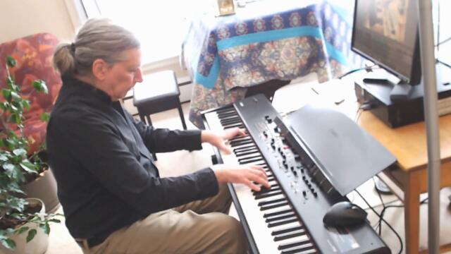 Jazz Improvisation on Jazz etude opus 40 num 8 by N  Kapustin.  Piano by George Zwierzchowski