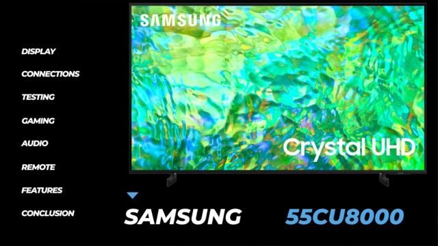 2023 Samsung CU8000 FULL REVIEW | Crystal UHD 4K Television