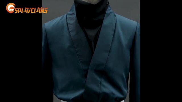 Anime Hell's Paradise: Jigokuraku Gabimaru Drak Blue Costumes Display