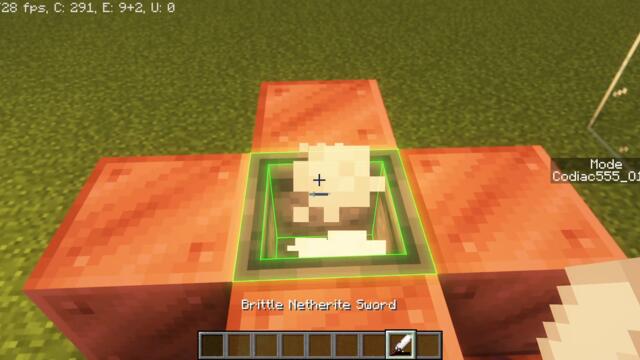 [45] Minecraft Thousand Piece Blade Crafting Concept