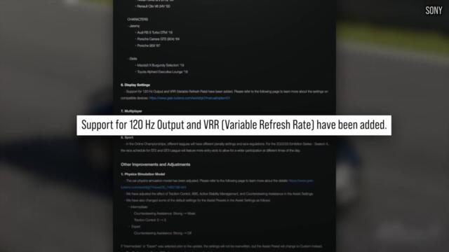 Gran Turismo 7 PS5 - 120Hz Patch - Four New Performance Modes Tested