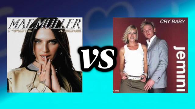 UK Eurovision Mix - Mae Muller 2023 vs Jemini 2003 - I Wrote A Song vs Cry Baby