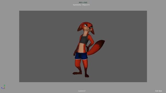 I animated @ alrgwoodnbadger’s vixen into a drama queen