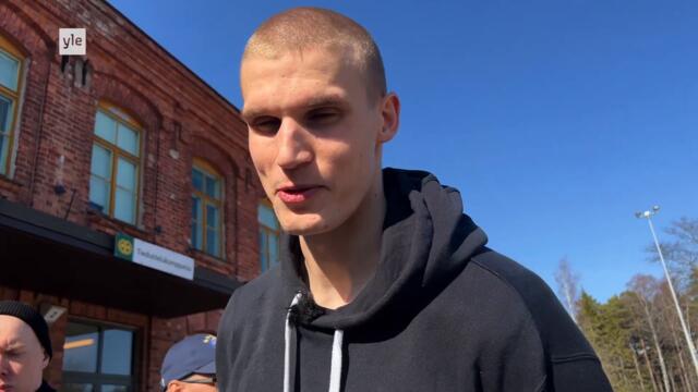 Lauri Markkanen reports for service in the Finnish Defence Forces