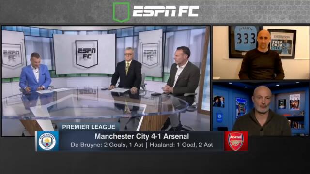 🚨 FULL REACTION 🚨 Manchester City dominates Arsenal, 4-1 | ESPN FC