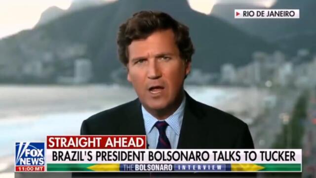 Brazil's President Jair Bolsonaro's FULL INTERVIEW with Tucker Carlson (2022)