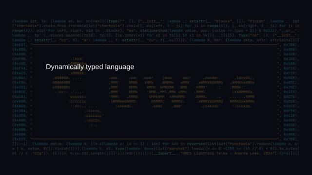 ⚡ 5 Horrifying Python Techniques to get you fired - Andrew L