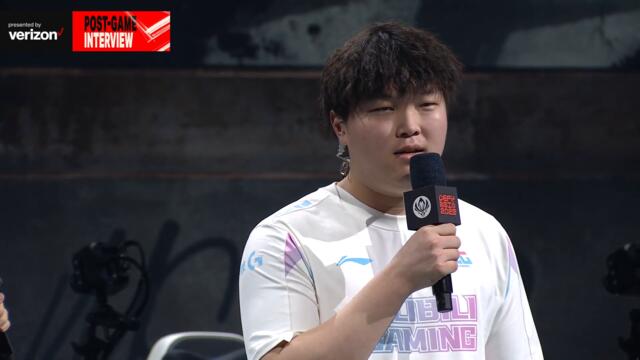 BLG Bin Speaks in English During interview at MSI 2023