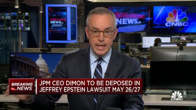 JPM CEO Dimon to be deposed in Jeffrey Epstein lawsuit on May 26 and 27