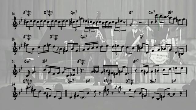 Art Blakey & the Jazz Messengers - Moanin' (Live) (Trumpet Solo Transcription)
