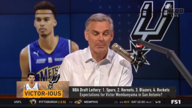 The Herd | Colin explains WHY the San Antonio Spurs are the best landing spot for Victor Wembanyama