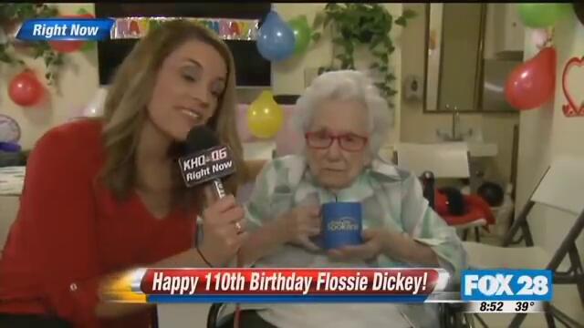 Interview with 110 Year Old Woman, Flossie Dickey