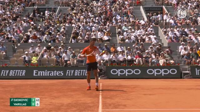 Novak Djokovic vs Juan Pablo Varillas - Round 4 Highlights I Roland-Garros 2023