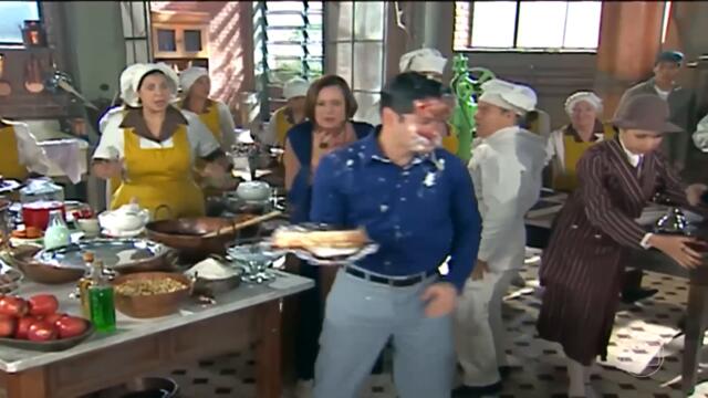 Torta na cara! Ana Francisca e Danilo começam guerra de bolos! _ Chocolate Com Pimenta _ TV Globo