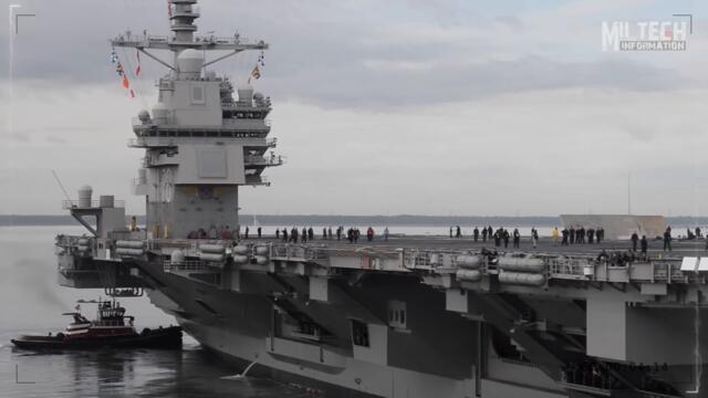 NATO-Russia tensions! USS Gerald R. Ford (CVN 78) Shocks the World with Full Ship Shock System Test