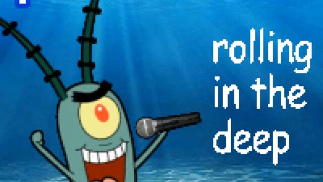 Plankton sings Rolling in The Deep by Adele [AI Cover]