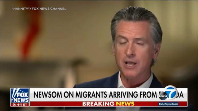 Newsom spars with Fox News' Hannity over Biden, immigration, economy