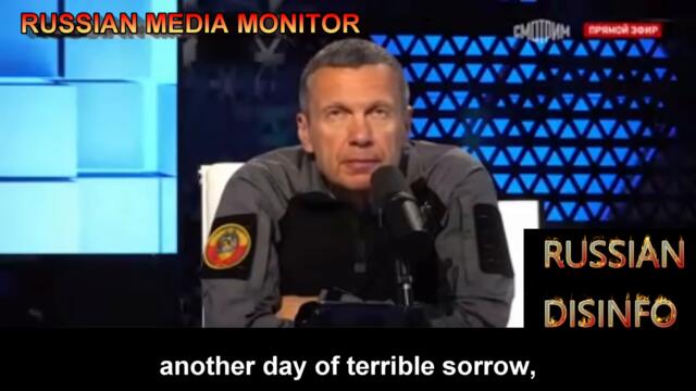Top Russian propagandist cries about war