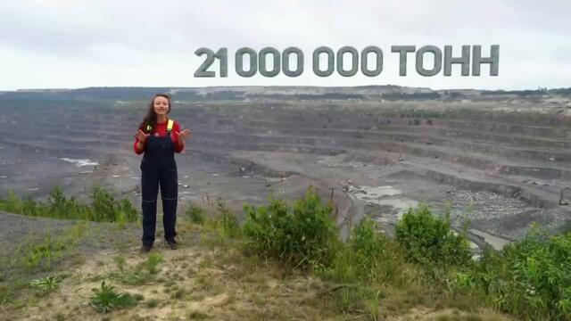 Карьерный экскаватор и самосвал. Порулим!