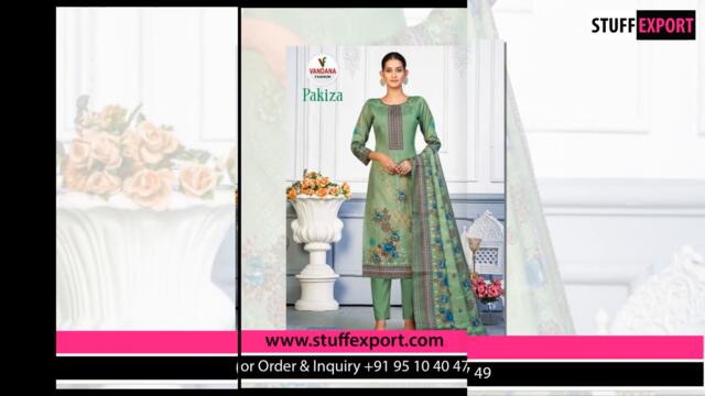 Vandana Pakiza Vol 2 Printed Cotton Dress Materials Full Catalog Available At Wholesale Rate.