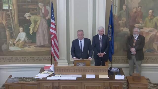 Robert F. Kennedy Jr. EVISCERATES DNC in speech to New Hampshire Senate FULL EVENT | ROAD TO 2024
