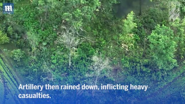 Moment Russia attack fails as Ukraine uses heavy artillery to hold off tanks