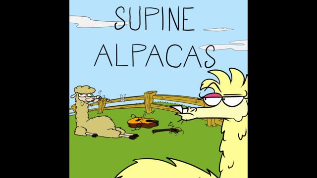 Supine Alpacas - The Legend of the Pie in The Sky Man