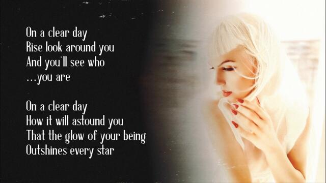 On a Clear Day - Karen Souza (lyrics)