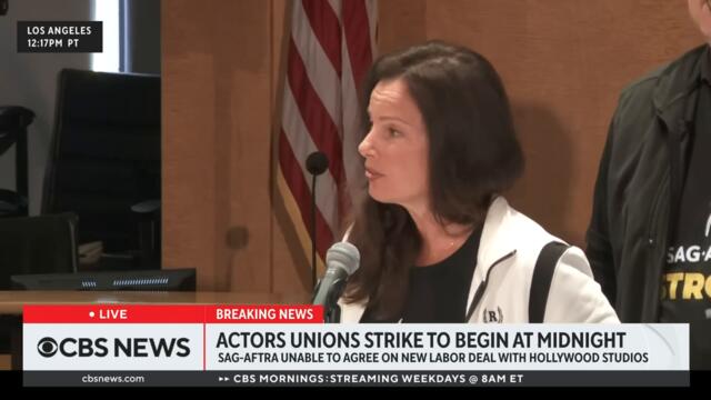 Watch: Fran Drescher delivers fiery speech on SAG-AFTRA strike