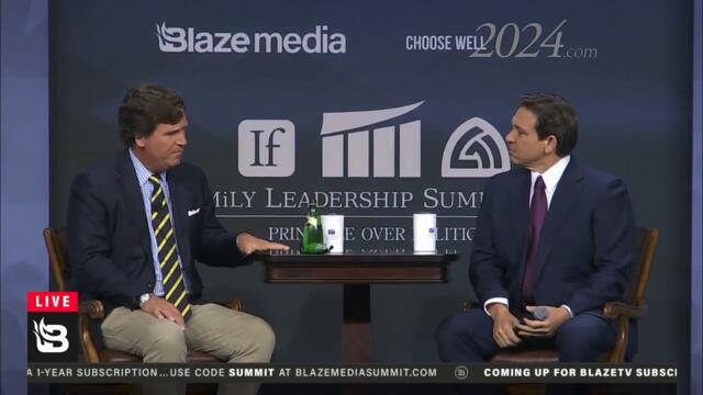 Tucker Carlson & Ron DeSantis Full Interview | Banking, Censorship, and Life