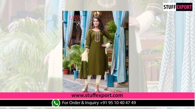 Ossm Gungun Premium Fancy Kurti Pant With Dupatta Collection Full Catalog Available  Wholesale Rate