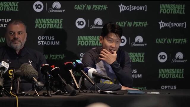 Ange jokes about South Korea's defeat to Australia in Asian Cup Final with Son Heung-min