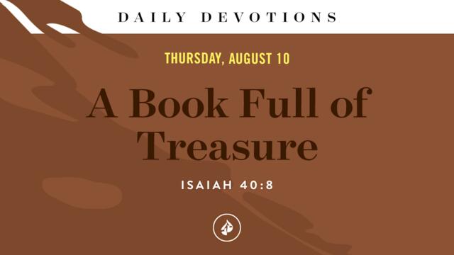 A Book Full of Treasure – Daily Devotional