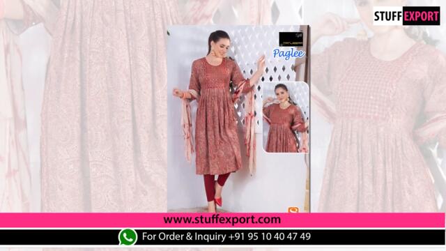 Manjeera Paglee Rayon Kurti Bottom With Dupatta Collection Full Catalog Available At Wholesale Rate.