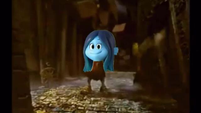 Chris Farley Shrek Footage But With Ruby Gillman and Chelsea (2)